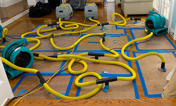 Professional Burst Pipe Water Damage technician working in Ruby, SC